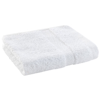 Gæstehåndklæde 30 x 50 cm farve hvid, 1 pakke = 10 stk