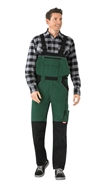 2525 Plaline overalls, grøn/sort