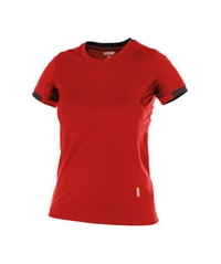 710033 Dassy ® Nexus woman t-shirt Rød sort