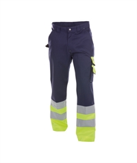 Dassy® omerha high visibility arbejdsbukser, blå og  gul