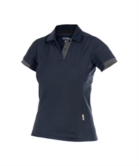 710034 Dassy® Traxion dame polo shirt Midnatsblå grå