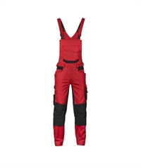 400163 Dassy ® Tronix overalls med stretch og knælommer Rød sort
